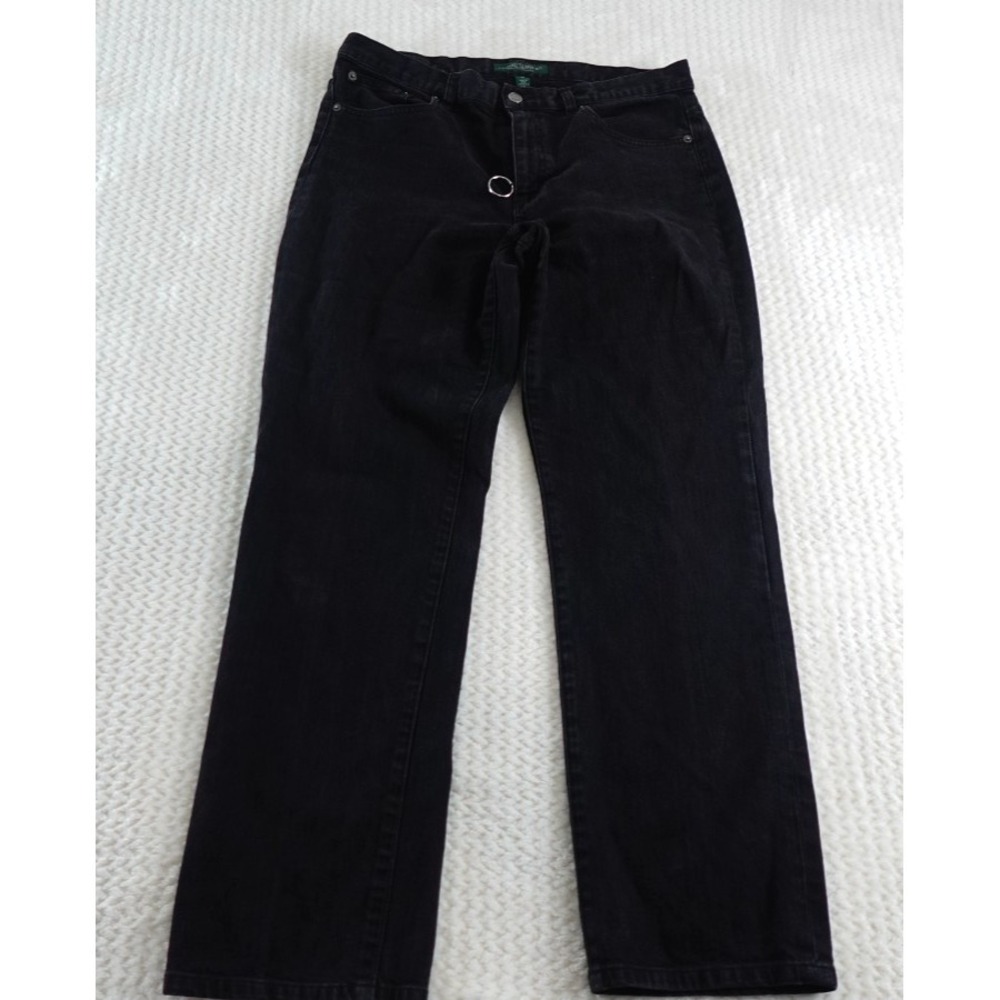 LRL Ralph Lauren Jeans Co Women's Size 12 Black Denim Jeans